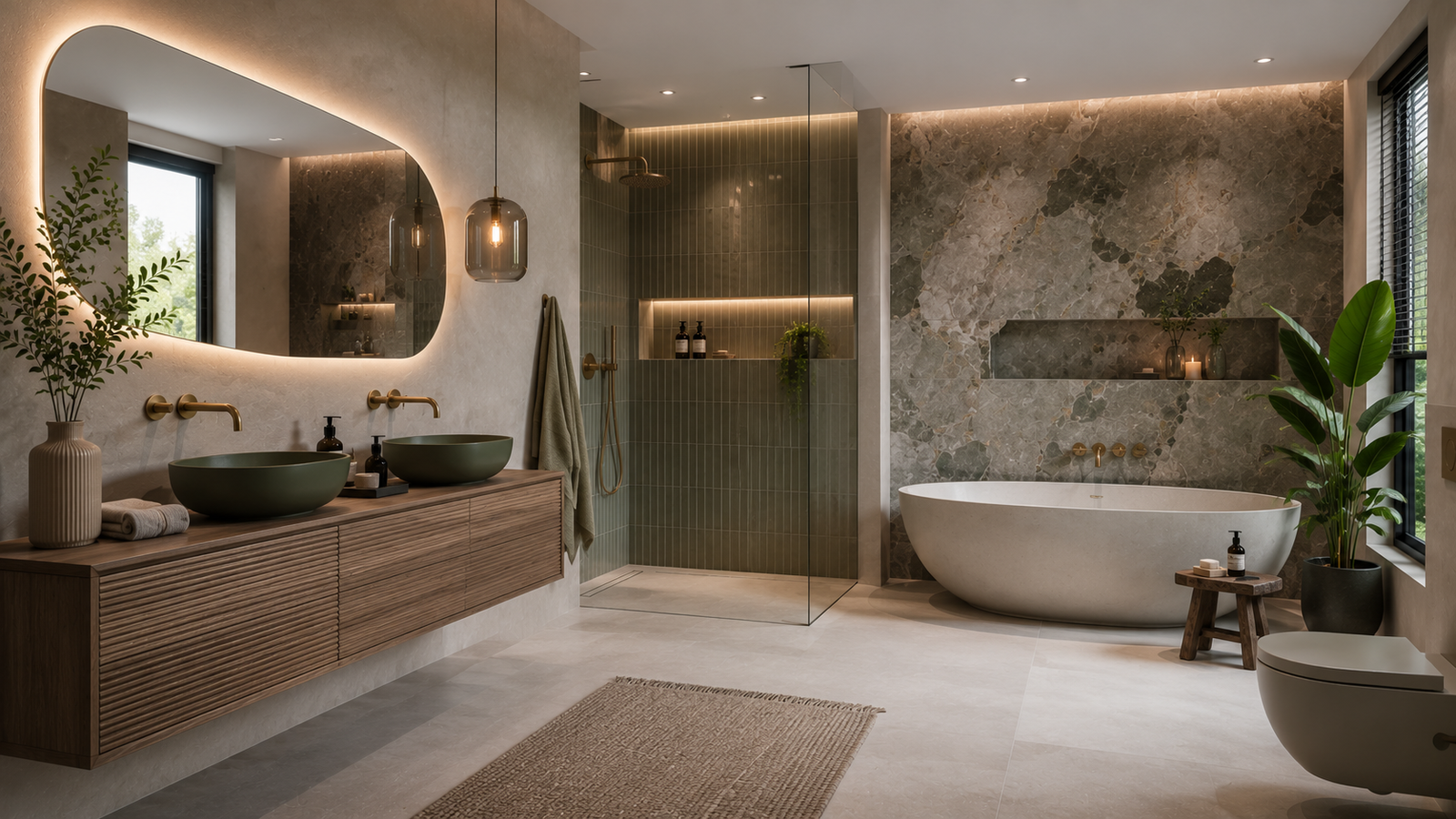 Minimalistisch Expressieve Badkamer Renovatie Met Moederne Luxe En Stijlvolle Details Door Badkamer Specialist Rotterdam
